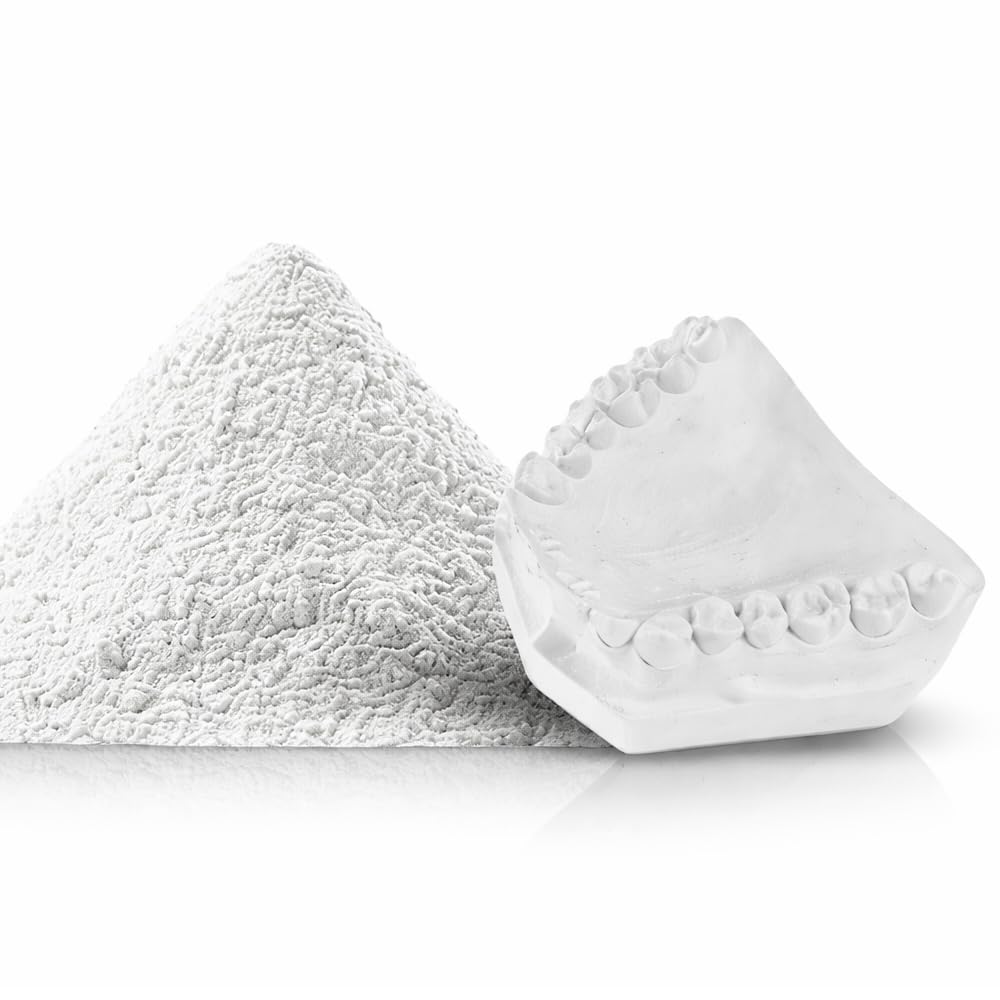 White Dental Plaster Type II Regular Set Gypsum