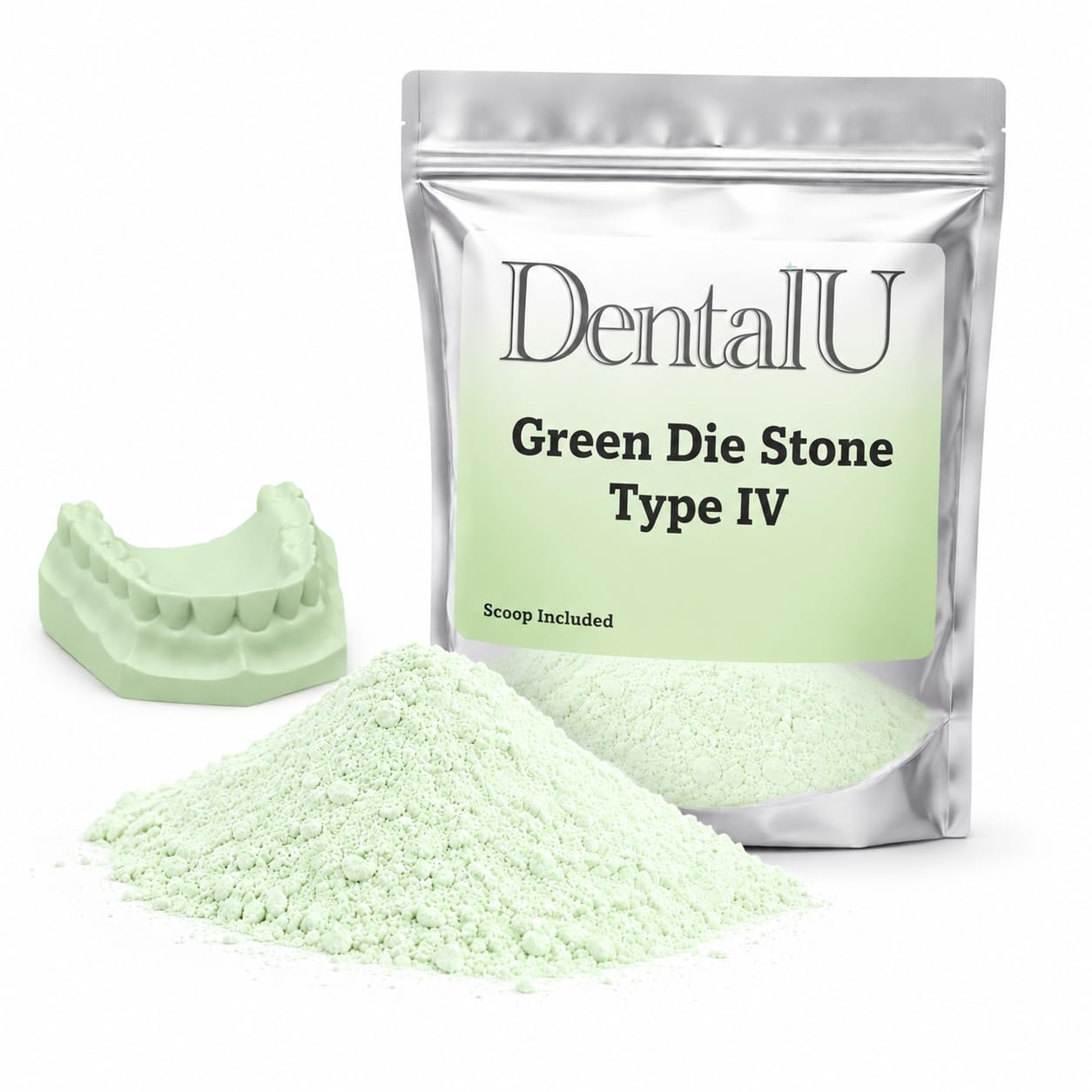 Green Dye Stone Type IV Gypsum