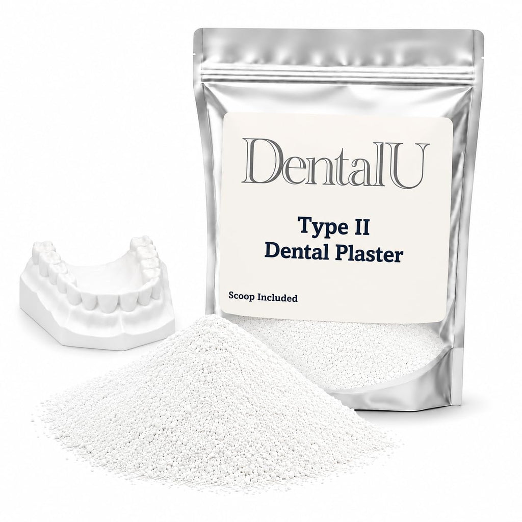 White Dental Plaster Type II Regular Set Gypsum